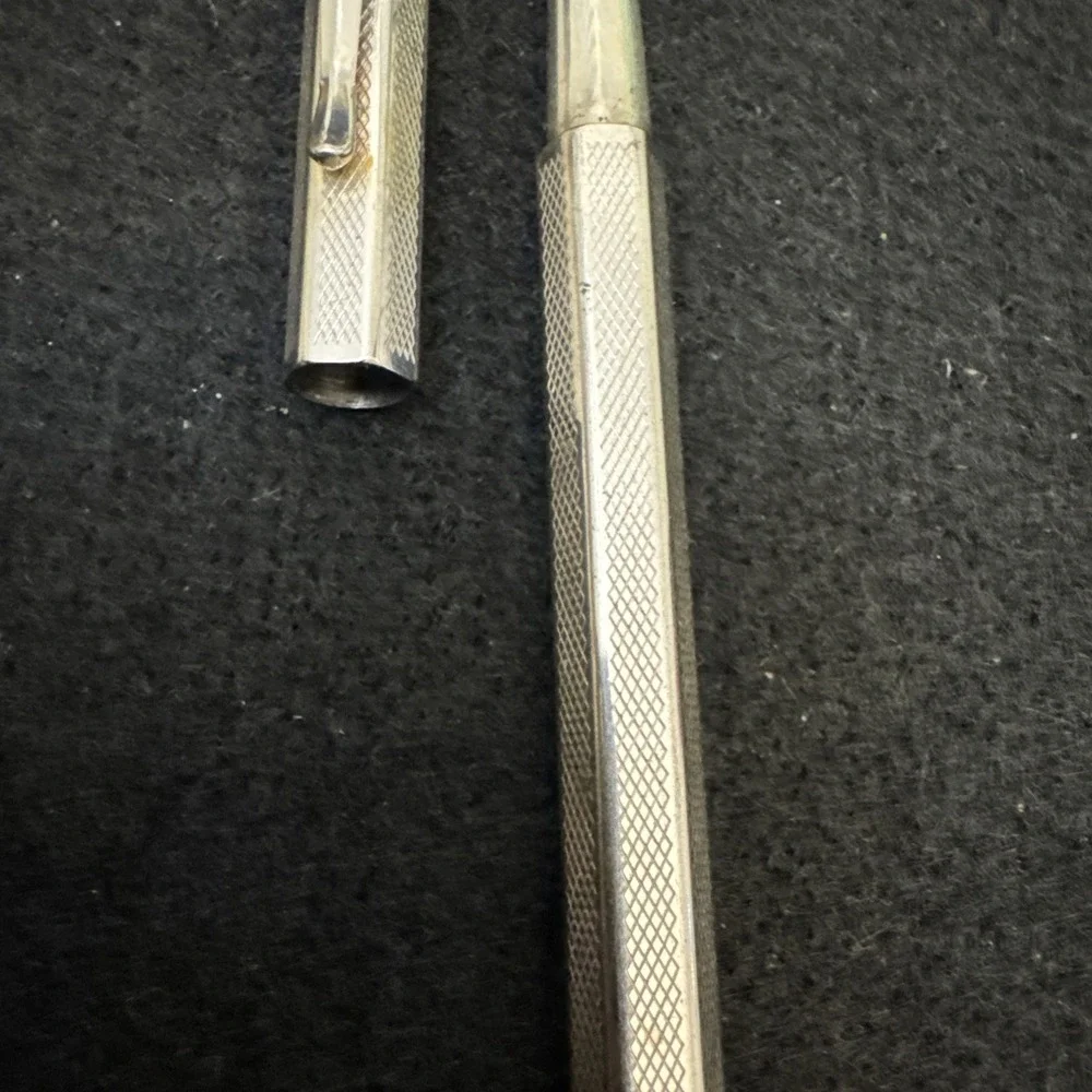 CARAN d'ACHE Fountain pen Ecridor Retro Silver Rhodium Plated, F Nib Vintage